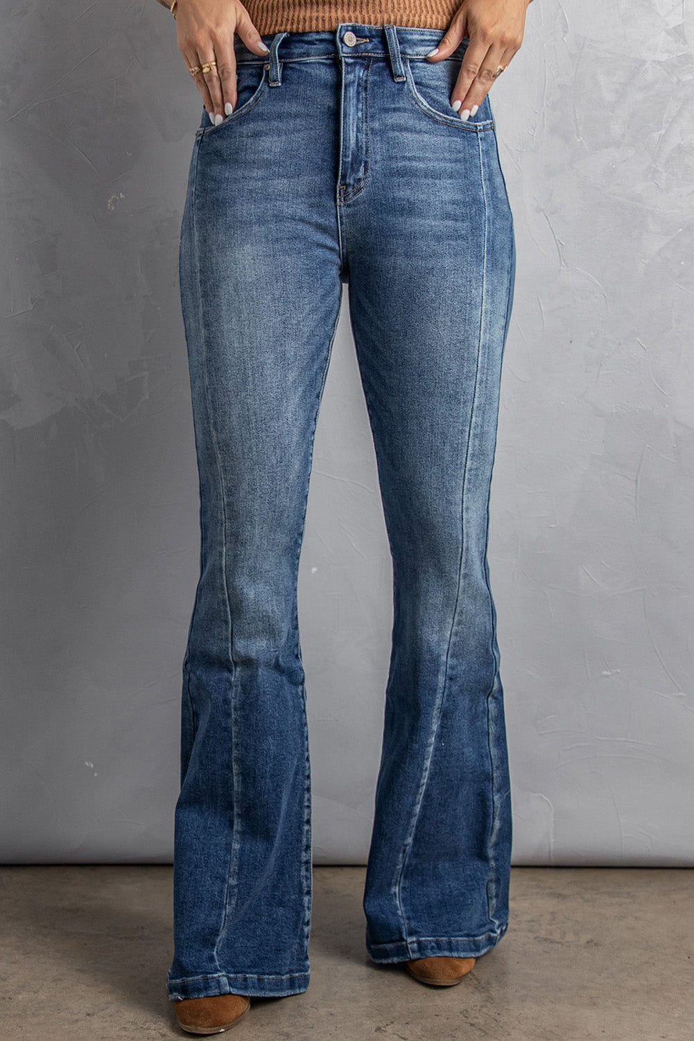 Max Bell Bottom High Waist Jeans